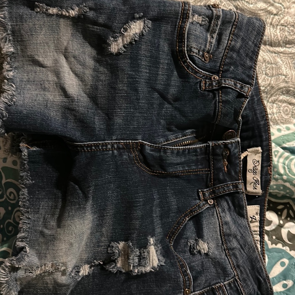 This is three pair of jeans shorts